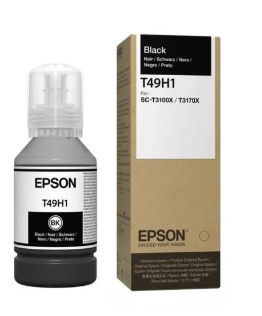 [T49H100] Botella de Tinta Negra Epson para T3170X 140ML