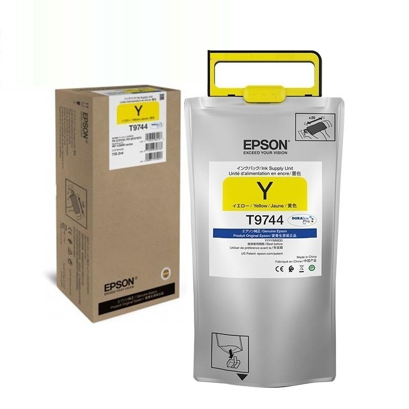 BOLSA DE TINTA YELLOW EPSON PARA WF-C869R 735.2ML (ALTO RENDIMIENTO - 84,000 PAGINAS)