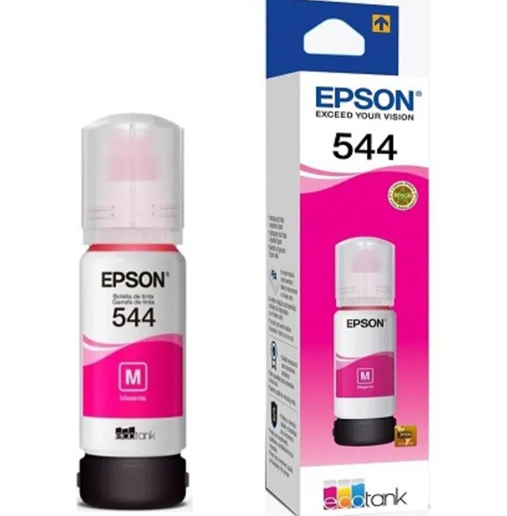 BOTELLA DE TINTA EPSON MAGENTA PARA L1250, L3110, L3150, L5190, L3210, L3250, L5290, L5590, L1210, L3260, L3560 65ML