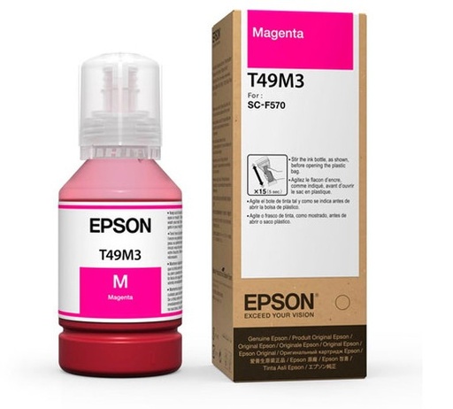 [T49M3] BOTELLA DE TINTA DE SUBLIMACION MAGENTA EPSON PARA F571, F570, F170 140ML