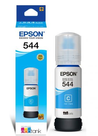 [T544220-AL] Botellas de Tinta Epson Cyan para L1250, L3110, L3150, L5190, L3210, L3250, L5290, L5590, L1210, L3260, L3560 65ML