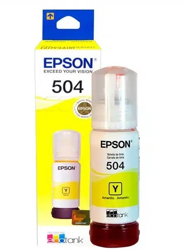 [T504420-AL] Botella de Tinta Epson Yellow para L6161, L6191, L4150, L4260, L4160, L6171, L6270, L14150 70ML